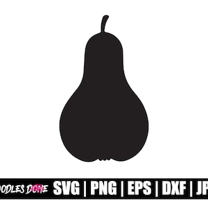 Pera in formato svg, png, eps, dxf, file jpg, Clip Art, vettoriale, Cricut, File di taglio - Download istantaneo