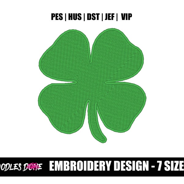 Lucky Clover Embroidery Design  - INSTANT Download - Pes Format