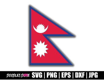Nepal Flag - Etsy Canada