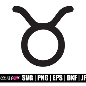 Stier Sternzeichen svg, png, eps, dxf, jpg Dateien, Clip Art, Vektor, Cricut, Cut File - Instant Download