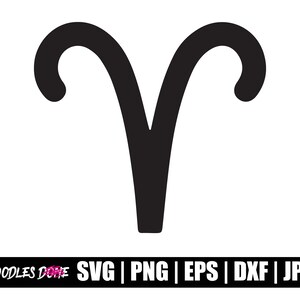 Aries Sternzeichen Zeichen svg, png , eps, dxf, jpg Dateien, Clip Art, Vektor, Cricut, Cut Datei - Instant Download