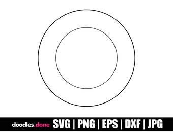 CIRCLE Frame SVG | CIRCLE Monogram Svg | Circle Frames Svg | Circle Border Svg | Cut files for Cricut | Circle Silhouette | Circle png