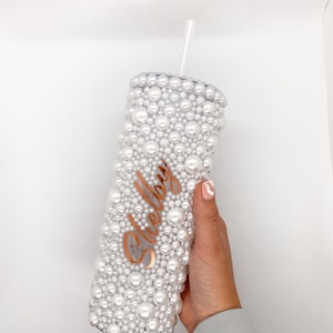 Personalized Pearl Tumbler - Custom Cup