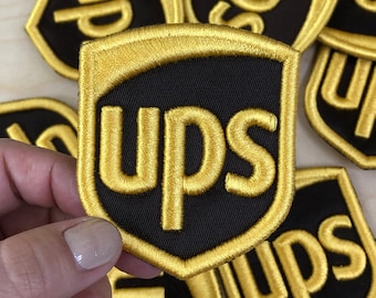 UPS 3D Embroidered Iron-On Patches
