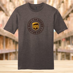 UPS Vintage Graphic T-Shirt – Printed Retro Design Tee