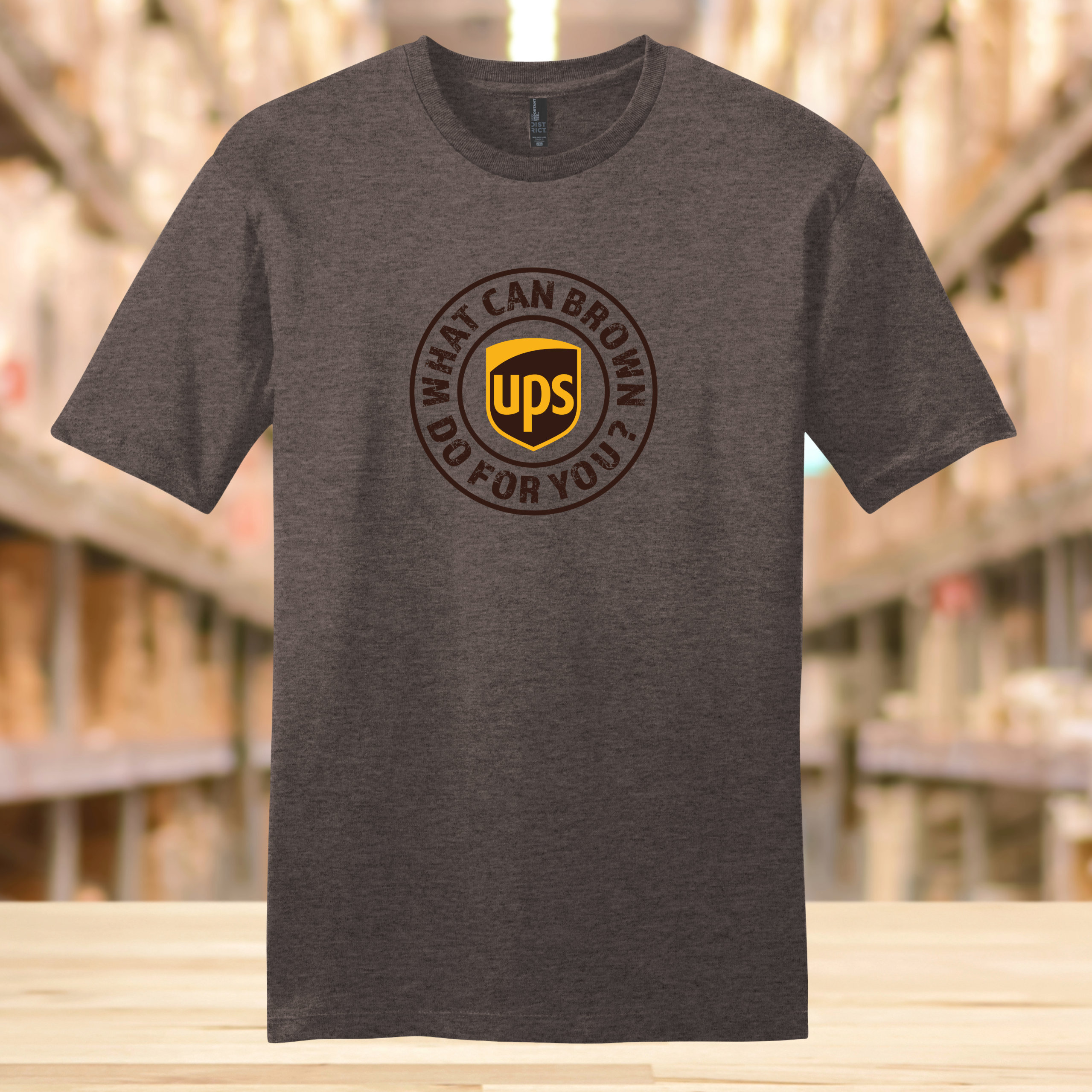 UPS Vintage Graphic T-Shirt – Printed Retro Design Tee