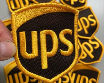 UPS Flat Embroidered Iron-On Patches