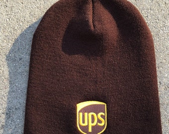 YUPOONG UPS Embroidered Knit Beanie / 8" UPS Embroidered Beanie