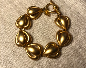 Vintage Anne Klein Gold Designer Bracelet