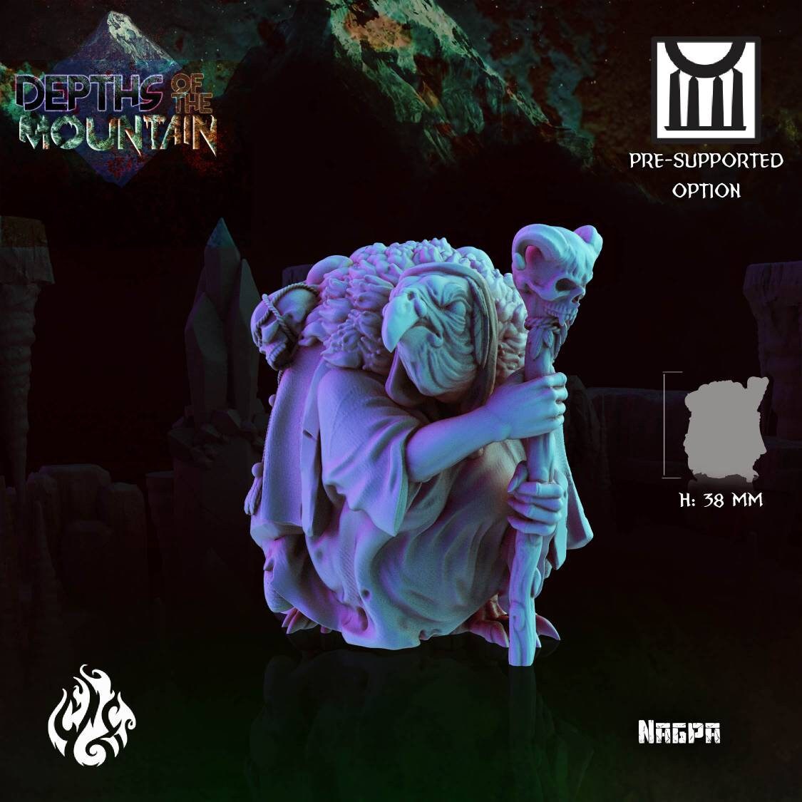 Nagpa 32mm D&D pathfinder tabletop rpg fantasy Etsy