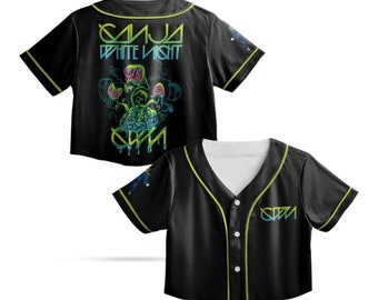 Ganja White Night Crop Jersey
