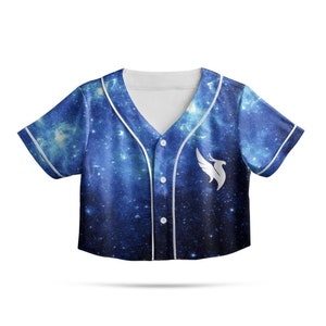 Illenium Crop Jersey (Blue/Black Stars)