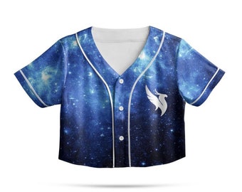 Illenium Crop Jersey (Blue/Black Stars)
