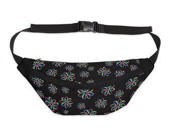 Neon Daisy Large Fanny Pack