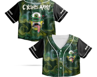 Cyclops Crop Jersey (Blue/Green)