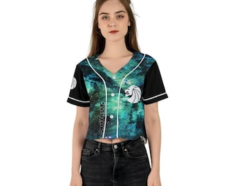 Seven Lions Green Galaxy Cropped Jersey