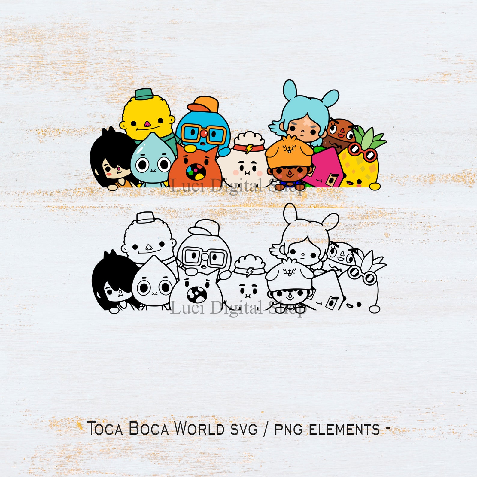SVG PNG Toca Life WorldToca Life PNGToca Boca Life Etsy