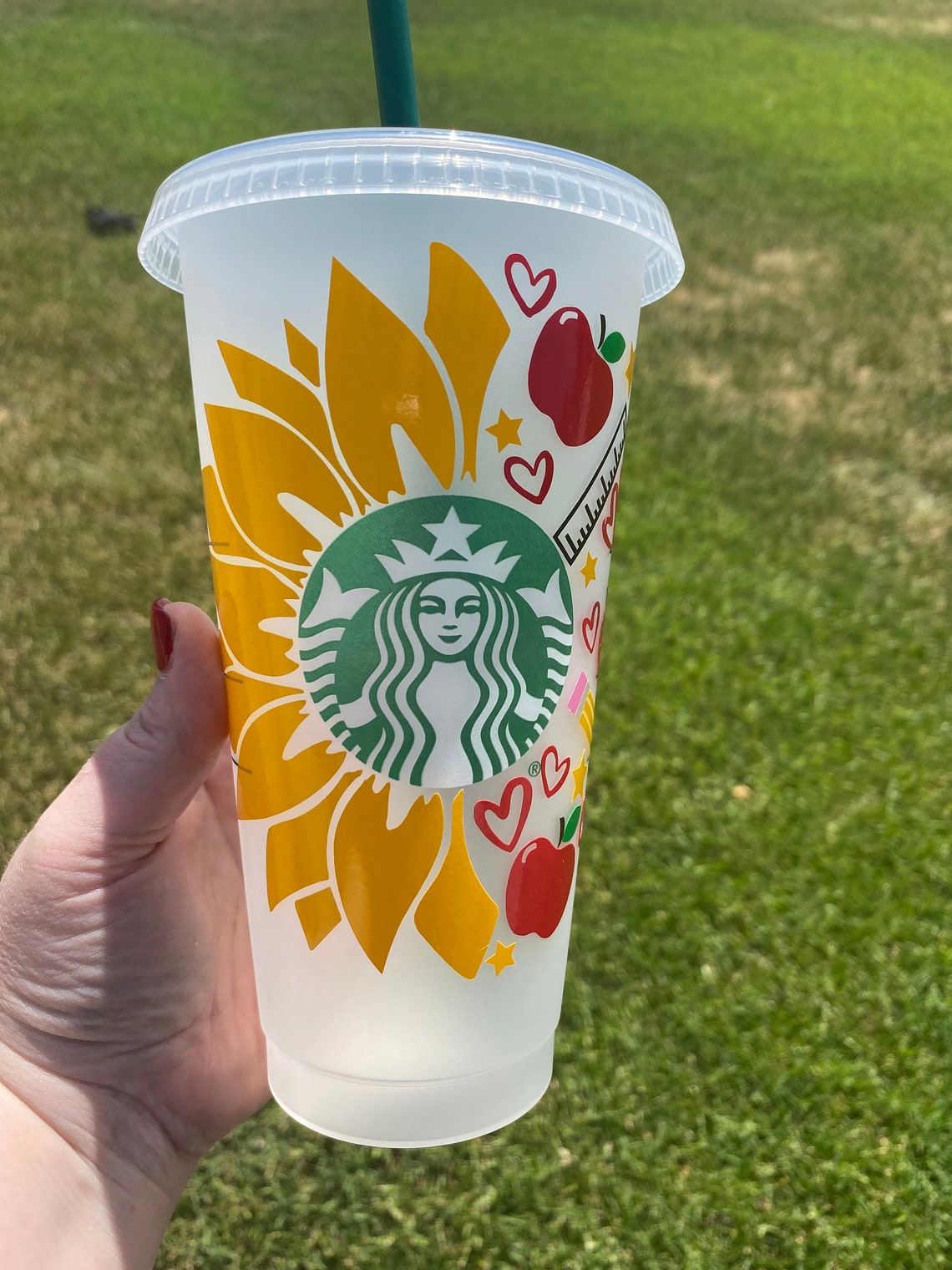 Teacher Starbuck cup. Teacher appreciation gift. Personalized Etsy