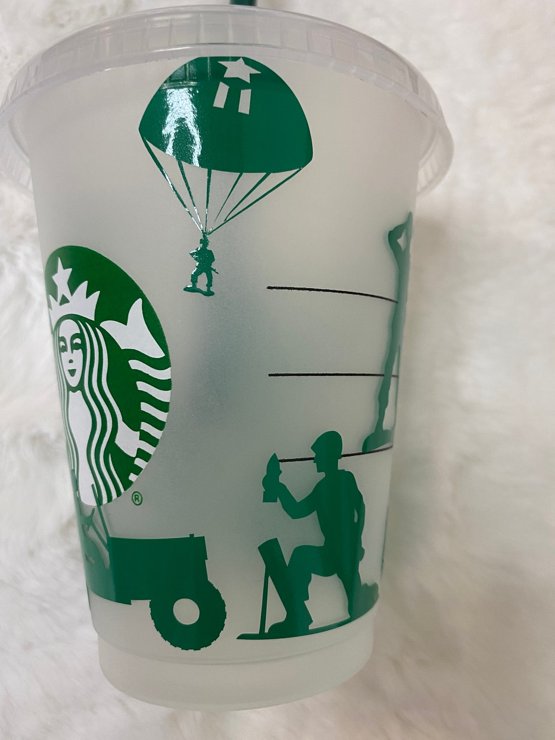 starbucks army green tumbler