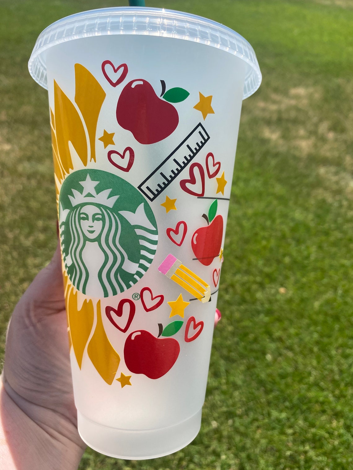 Teacher Starbuck cup. Teacher appreciation gift. Personalized Etsy