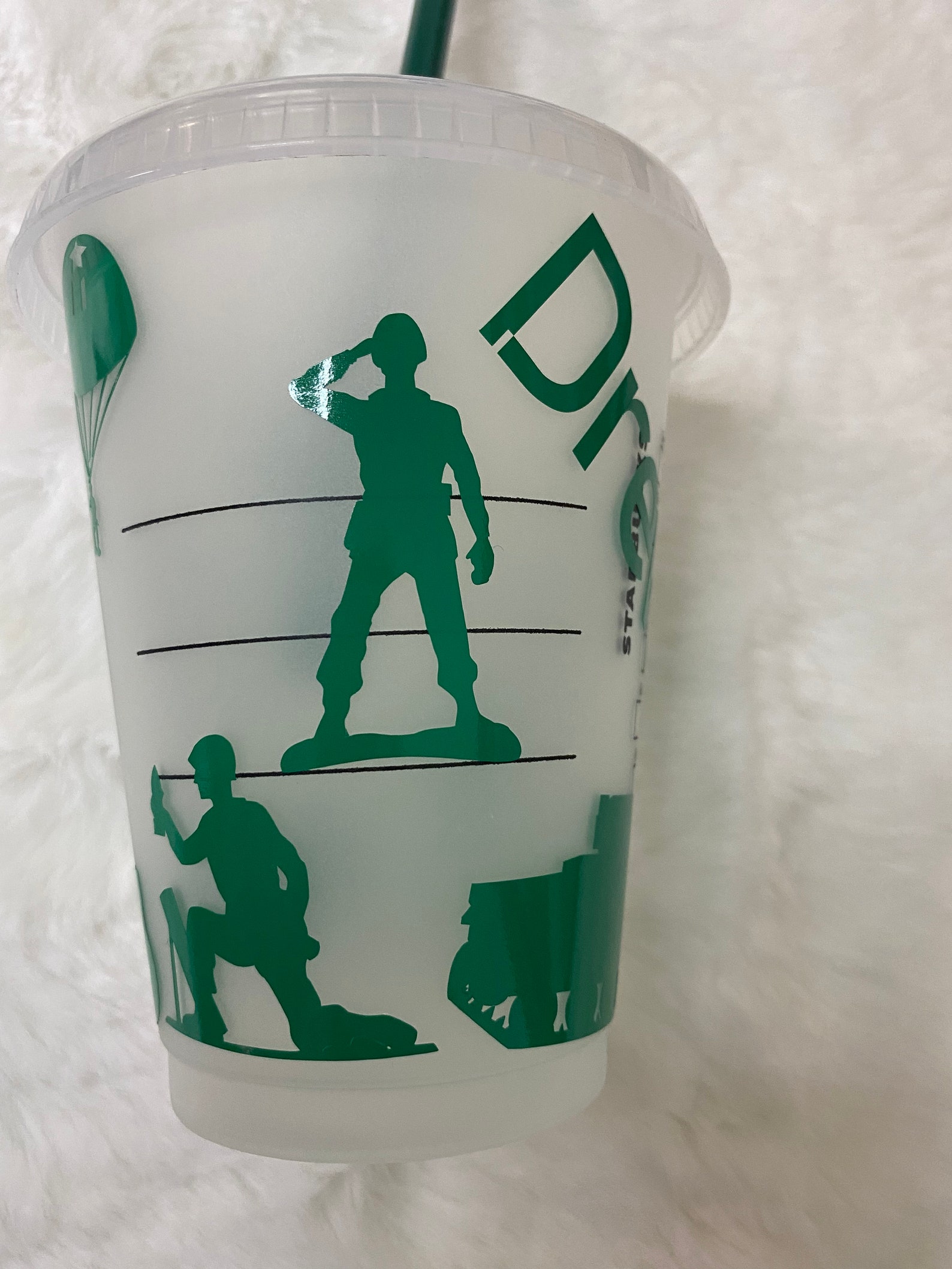 starbucks army green tumbler