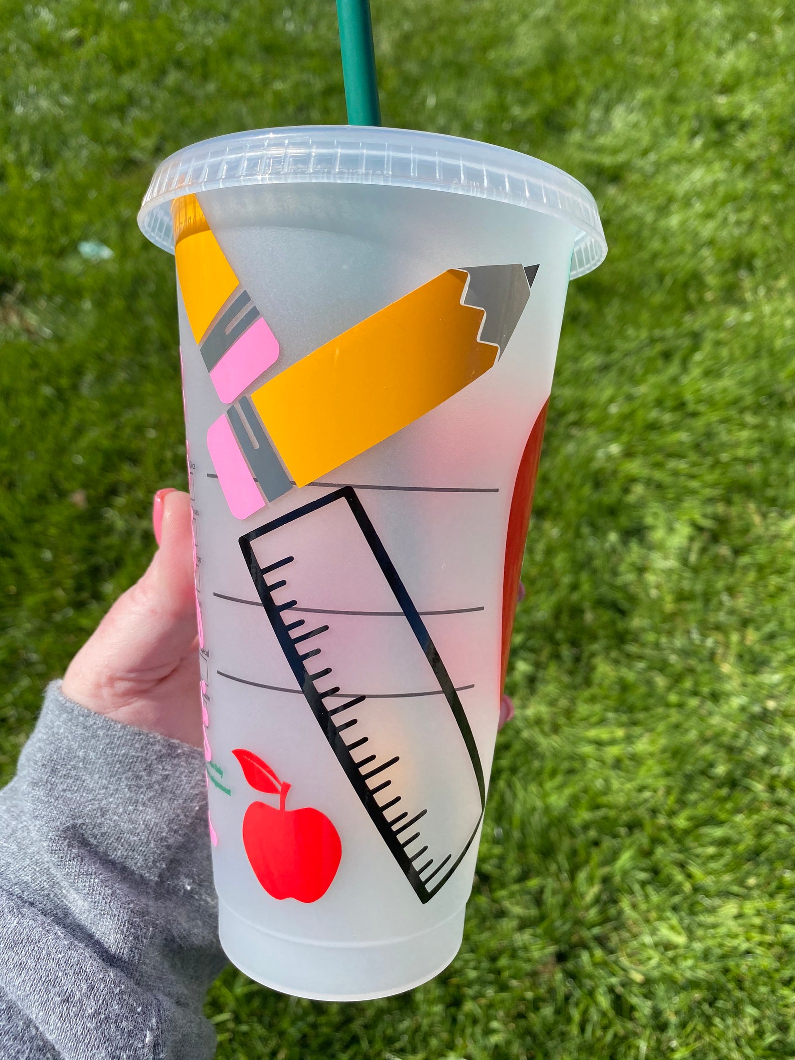 Starbucks Teacher Tumbler. Personalized Teacher Appreciation Etsy
