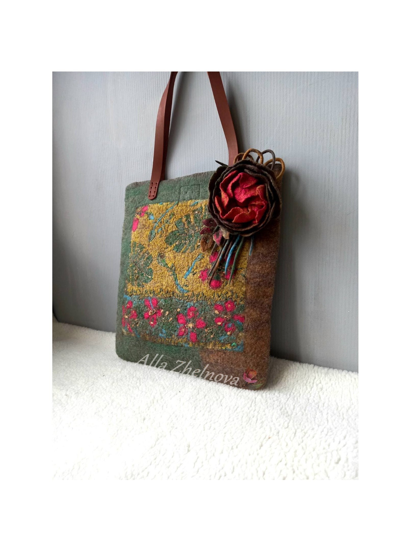 Borsa feltro Etsy Italia