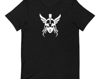 Goddess Athena Heather Black T-Shirt