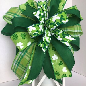 St Patricks Day Bow, Wreath Bow, Lantern Bow