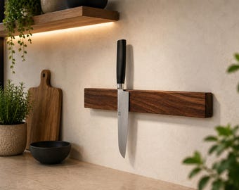 American walnut knife block