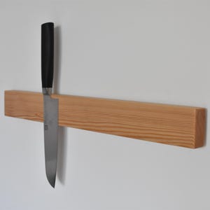 Oak knife rack