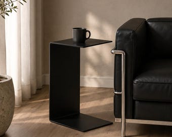 Modern aluminum side table – Minimalist & Functional