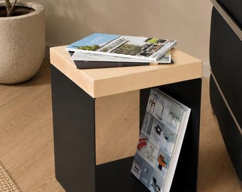 Designer stool made of steel and maple | JANHO Manufaktur | 100% Made in Germany