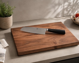 Solid wood cutting board | 40 mm thick | Wood type & size selectable | Exclusive kitchen boards from JANHO