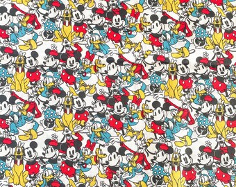 Disney Mickey and Friends  | Fabric By The Half Yard