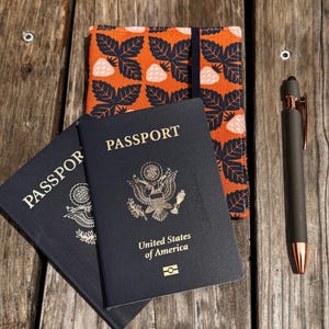 Passport Wallet / Passport Cover / Fabric Passport Holder / Passport Holder  / Travel Wallet / Family Passport Holder / International Travel