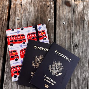 Passport Wallet / Passport Cover / Fabric Passport Holder / Passport Holder  / Travel Wallet / Family Passport Holder / International Travel