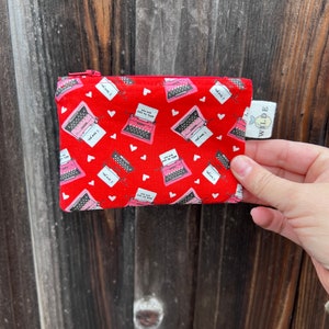 Coin Purse / Coin Bag / Change Purse / Gift Card Holder - Love Letters