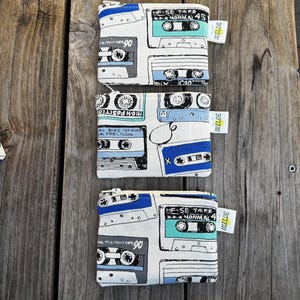Coin Purse / Coin Bag / Change Purse / Gift Card Holder - Cassettes