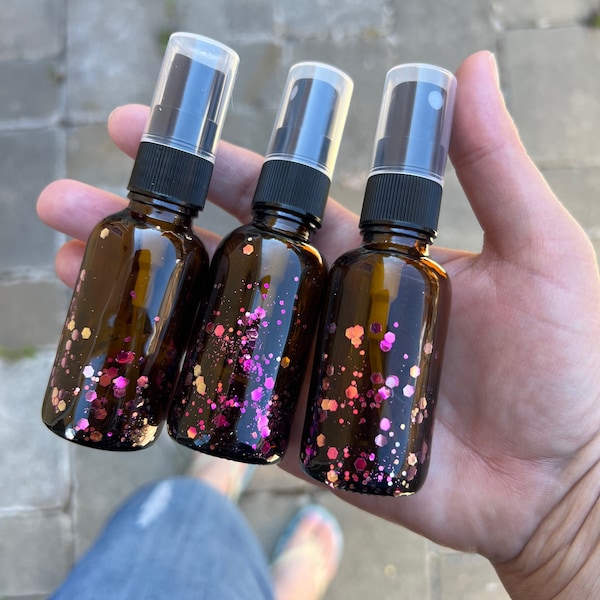 30ml glitter spray bottle, glitter perfume bottle - Untamed!