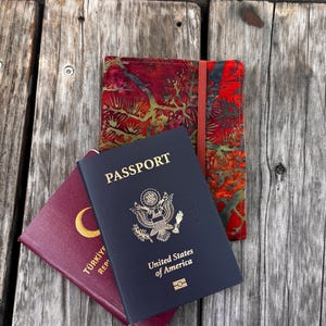 Passport Wallet / Passport Cover / Fabric Passport Holder / Passport Holder  / Travel Wallet / Family Passport Holder / International Travel