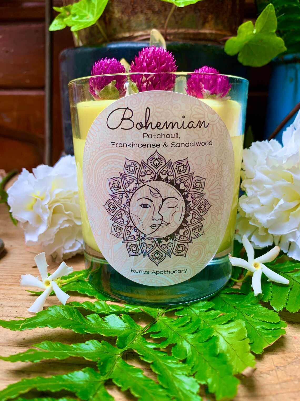 Bohemian Soy Candles Aromatherapy Natural Vegan Etsy