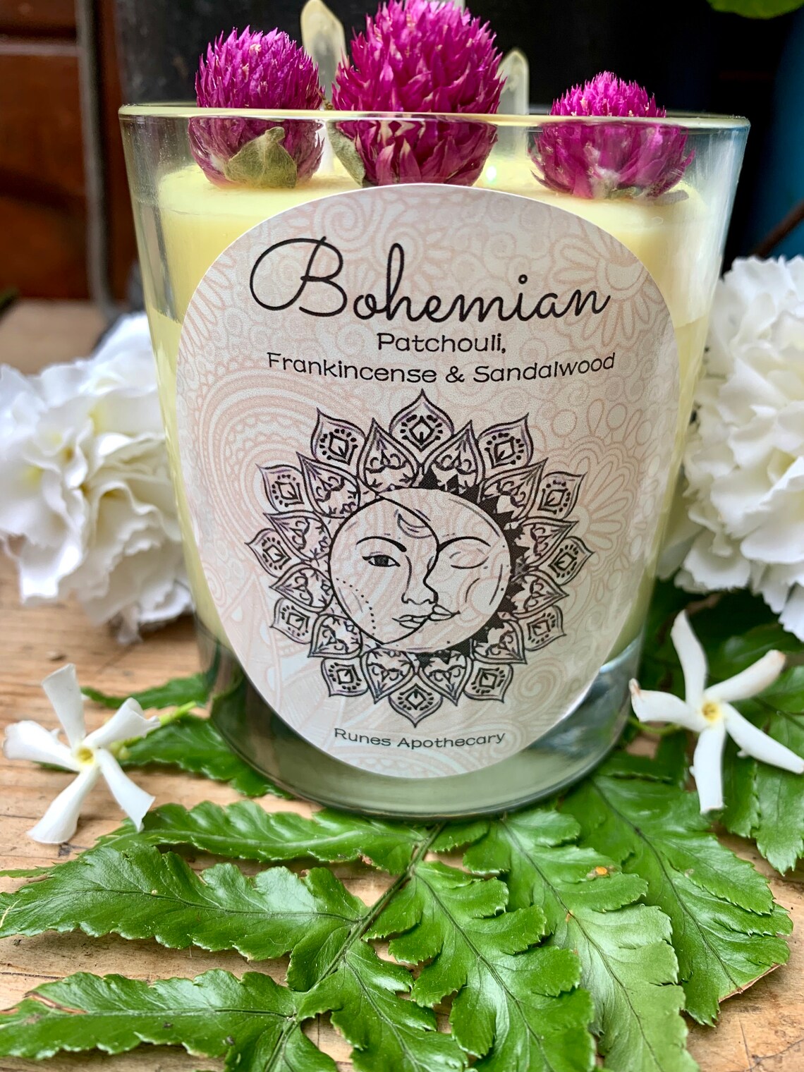 Bohemian Soy Candles Aromatherapy Natural Vegan Etsy