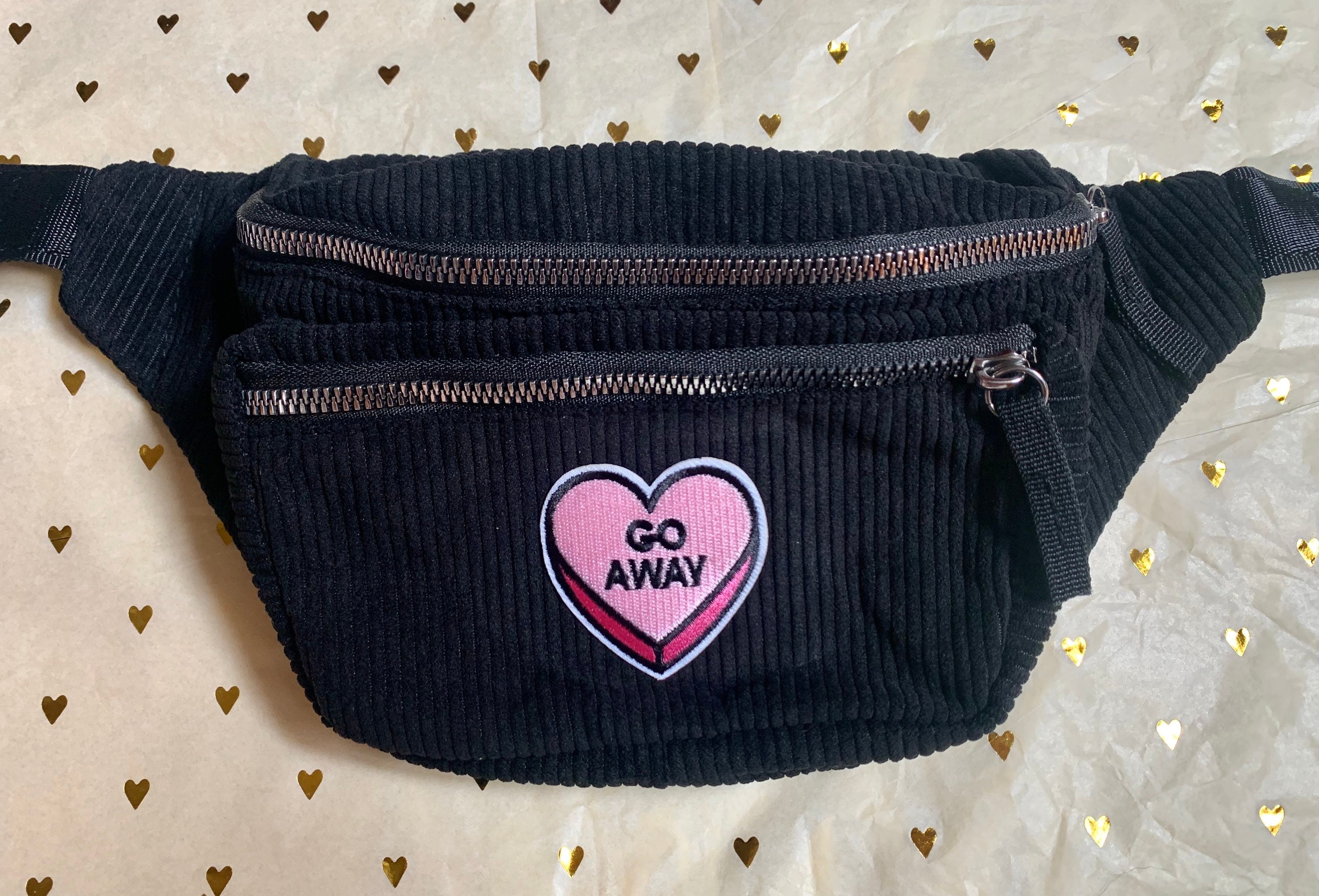 Kynd Bags go Away Candy Heart Fanny Pack Etsy