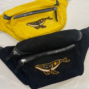 Kynd Bags &quot;Celestial Whale&quot; Fanny Pack Rollerskate Skate Waist Bag Cross Body Bum Bag
