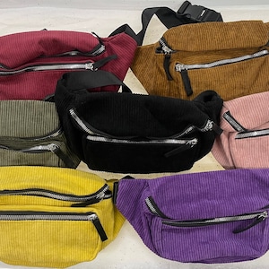 Kynd Bags Blank Fanny Pack Corduroy