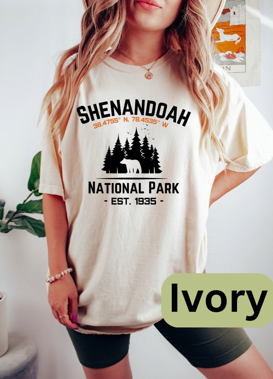 Shenandoah Comfort Colors Shirt Shenandoah National Park T - Etsy