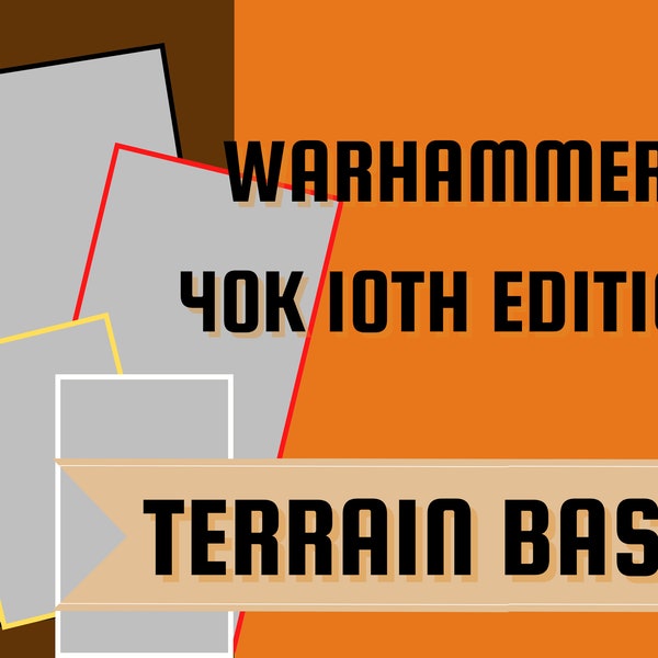 Warhammer 40k 10th Ed. Terrain Bases