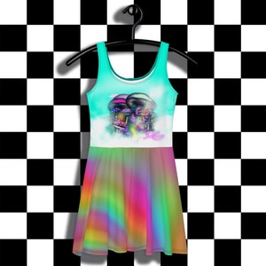 Skater Dress (“Mushroom Forest”) by Patterned Dreams