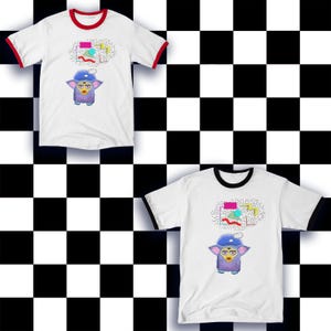 ノスタルジックな「Dream of Patterns」リンガーTシャツ（Patterned Dreams製）